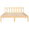 vidaXL Bedframe massief grenenhout 120x200 cm