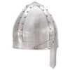 vidaXL Ridderhelm middeleeuws replica LARP staal zilverkleurig