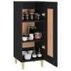 vidaXL Dressoir 34,5x34x90 cm bewerkt hout zwart