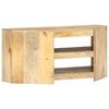 vidaXL Tv-hoekmeubel 90x45x45 cm massief mangohout