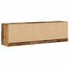 vidaXL Tv-meubel 150x33,5x45 cm bewerkt hout oud houtkleurig