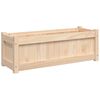vidaXL Plantenbak 90x31x31 cm massief grenenhout