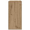 vidaXL Dressoir met lade Artisan Eiken 78 x 38 x 80 cm Bewerkt hout