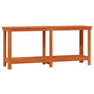 vidaXL Werkbank Waskleur Bruin 180 x 50 x 80 cm Massief grenenhout