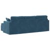 vidaXL Bank Blauw 198 x 134 x 80 cm Fluweel