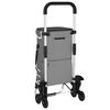 vidaXL Winkel trolley Grijs 47 x 39 x 100.5 cm Oxford stof