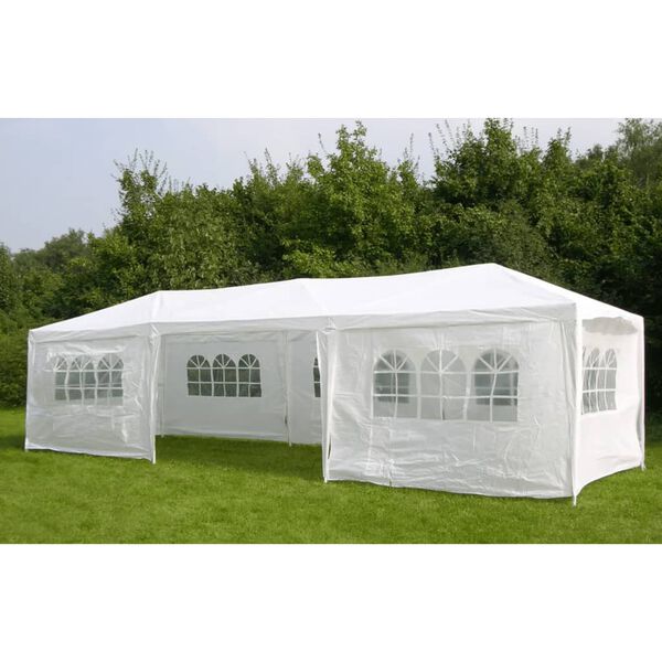 HI Partytent met zijwanden 3x9 m wit