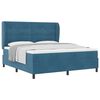 vidaXL Boxspringbed met matras Donkerblauw 200 x 180 cm Fluweel