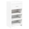 vidaXL Schoenenkast met lade Wit 48 x 36 x 92 cm Bewerkt hout
