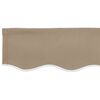 vidaXL Markies Valance Beige 580 x 20 cm Canvas