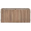 vidaXL Badkamerwandkast 90x39x40 cm massief teakhout