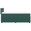 vidaXL Boxspring met matras fluweel donkergroen 90x190 cm