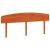 vidaXL Hoofdbord 200 cm massief grenenhout wasbruin