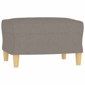 vidaXL Voetenbank 60x50x41 cm stof taupe