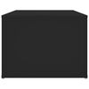 vidaXL Salontafel 100x50x36 cm bewerkt hout zwart