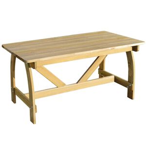 vidaXL Tuintafel 150x74x75 cm ge&iuml;mpregneerd grenenhout