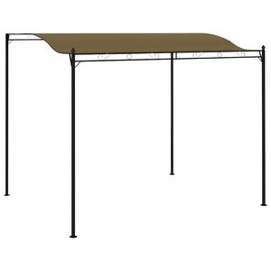 vidaXL Zonneluifel 180 g/m&sup2; 3x2,4 m taupe