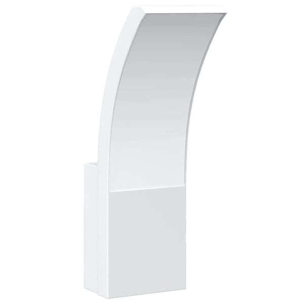 vidaXL Buitenwandlampen 2 st LED gegoten aluminium wit