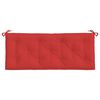 vidaXL Tuinbankkussen 120x50x7 cm oxford stof rood