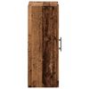 vidaXL Wandkast 69,5x34x90 cm bewerkt hout oud houtkleurig