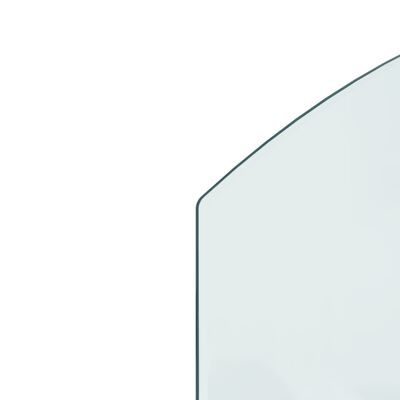 vidaXL Glasplaat openhaard 80x60 cm