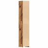 vidaXL Badkamerkast 30x30x183,5 cm bewerkt hout oud houtkleurig