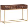 vidaXL Consoletafel 122x36x75 cm Massief mangohout