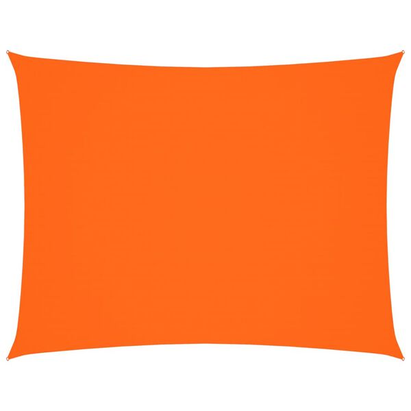 vidaXL Zonnescherm rechthoekig 3,5x4,5 m oxford stof oranje