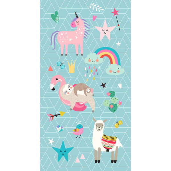 Good Morning Strandlaken MOODY 75x150 cm aquablauw