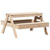 vidaXL Picknicktafel voor kinderen 88x97x52 cm massief grenenhout