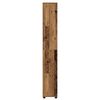 vidaXL Badkamer Kast Oud Hout 30,5 x 30 x 195 cm Bewerkt hout