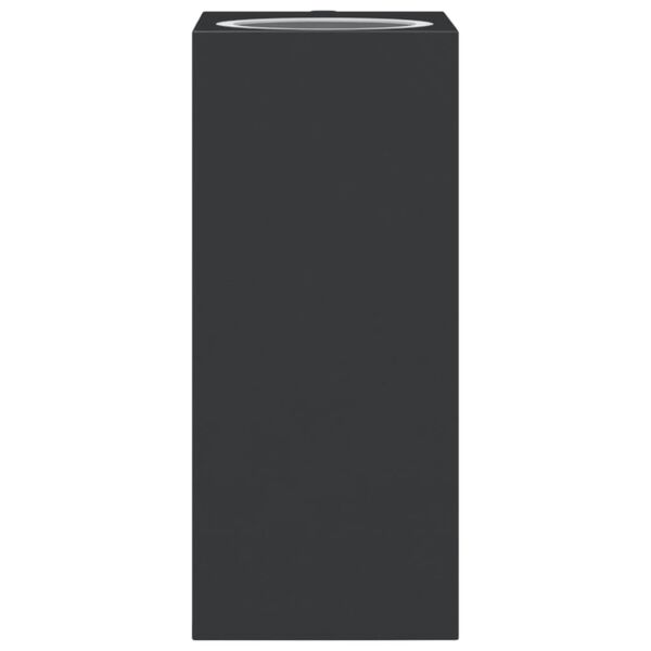 vidaXL Buitenwandlampen 2 st gegoten aluminium zwart