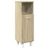 vidaXL Badkamerkast 30,5x30x95 cm bewerkt hout sonoma eikenkleurig
