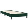 vidaXL Boxspring zonder matras fluweel donkergroen 80x220 cm