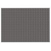 vidaXL Verzwaringsdeken 137x200 cm 10 kg stof grijs