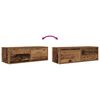 vidaXL Tv-meubels 2 st 80x31x25,5 cm bewerkt hout oud houtkleurig