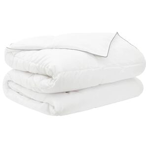 vidaXL Zomer Dekbed 260 x 220 cm Zomer 150 gsm Bamboevezel Wit
