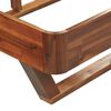 vidaXL Bedframe massief acaciahout 160x200 cm