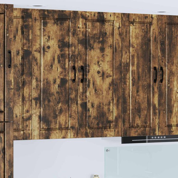 vidaXL Keukenkast Gerookt eiken 40 x 31 x 100 cm Bewerkt hout