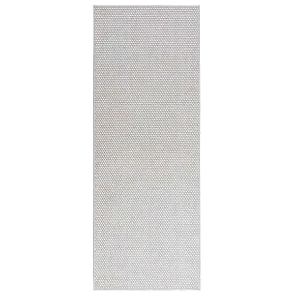 vidaXL Vloerkleden LUGO Cr&egrave;me en Grijs 150 x 80 cm Polyester