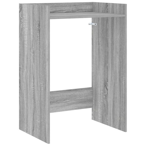 vidaXL Wasmachinekast Grijs Sonoma 67,5 x 48 x 97 cm Bewerkt hout