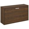 vidaXL Schoenenbank 80x24x45 cm bewerkt hout bruin eikenkleur