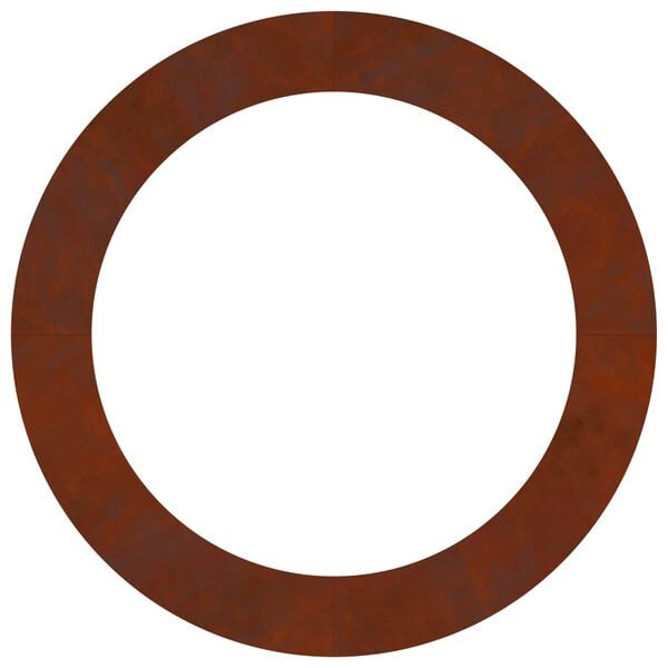 vidaXL geschikt voor platte boomringen 5 pcs Bruin &Oslash;90 / 120 cm