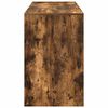 vidaXL Bureau Gerookt eiken 109 x 50 x 78 cm Bewerkt hout