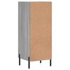 vidaXL Dressoir 34,5x34x90 cm bewerkt hout grijs sonoma eikenkleurig