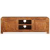 vidaXL Tv-meubel 120x30x40 cm massief hout met honingafwerking