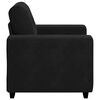 vidaXL Fauteuil 60 cm fluweel zwart