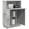 vidaXL Bureau Beton Grijs 71,5 x 31,5 x 106,5 cm Bewerkt hout