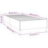 vidaXL Bedframe zonder matras 80x200 cm fluweel lichtgrijs