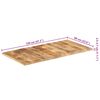 vidaXL Tafelblad 25-27 mm 120x60 cm massief mangohout